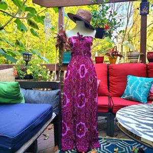 Strapless Maxi Dress
